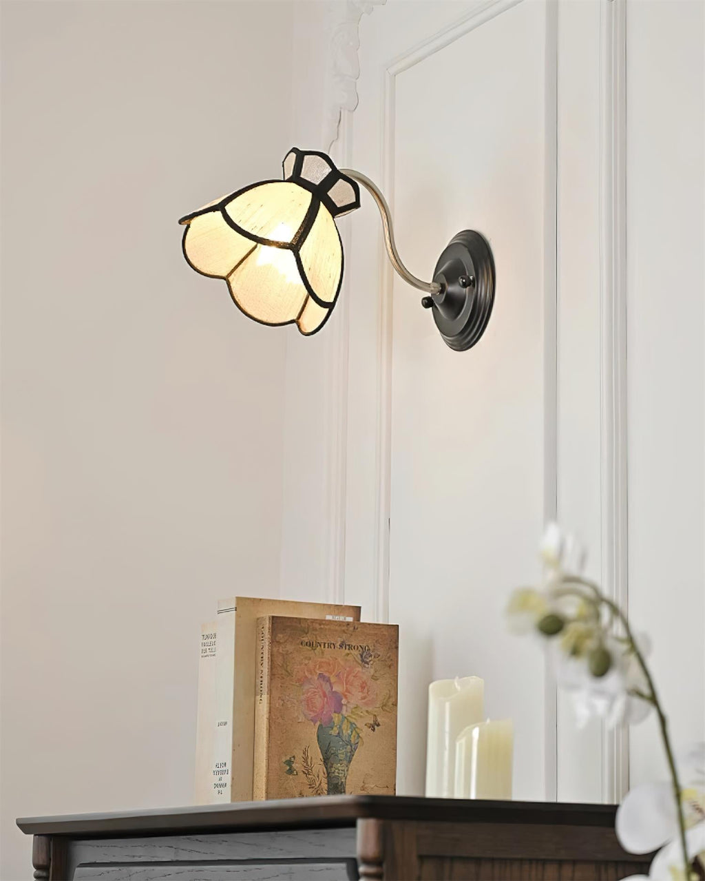 Alessio Flowers Metal Wall Lamp — product view 7