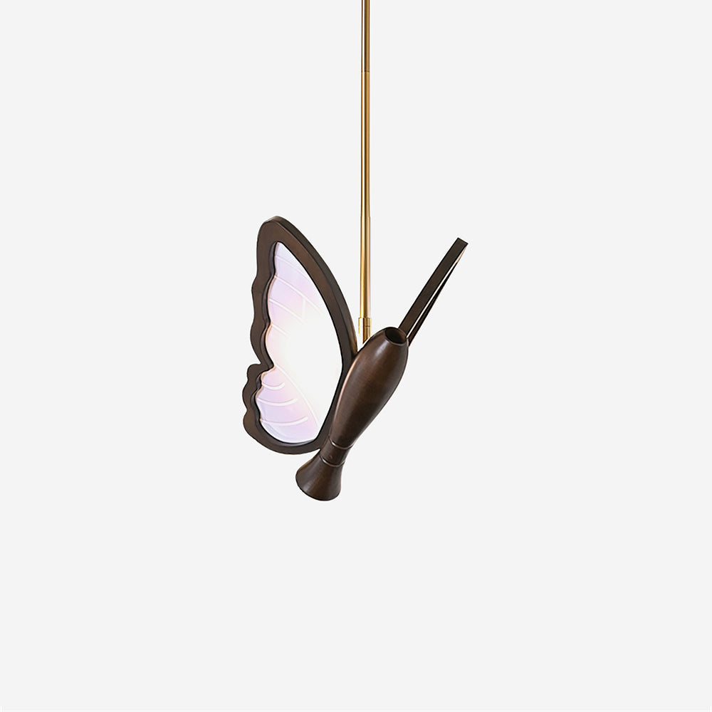 Galileo Butterfly Wood Pendant Lamp — product view 1