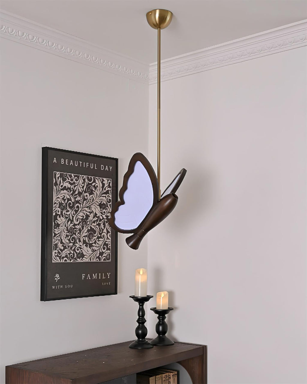 Galileo Butterfly Wood Pendant Lamp — product view 11
