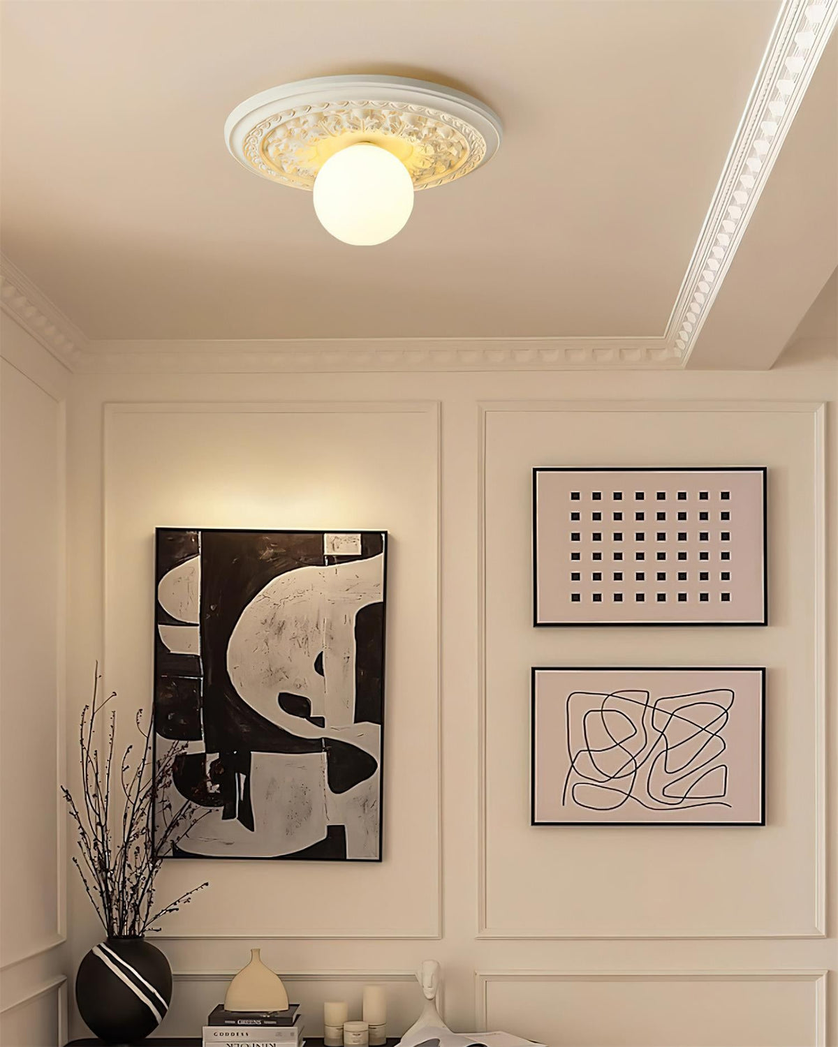 Liila Glass Ceiling Light — product view 3