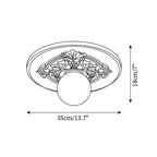 Liila Glass Ceiling Light — product view 7