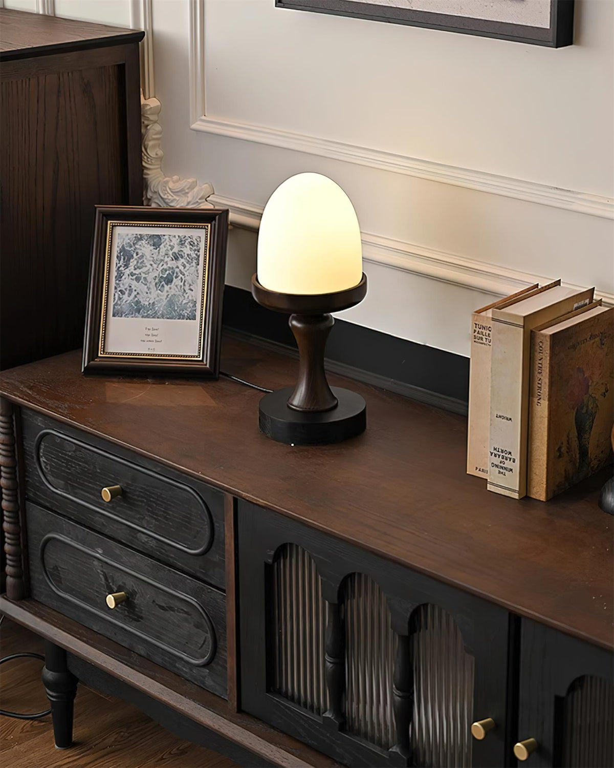 Pine Cone Glass Table Lamp — product view 7
