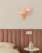 Grace Flower Glass Wall Lamp — product view 3