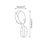 Grace Flower Glass Wall Lamp — product view 5