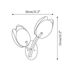Grace Flower Glass Wall Lamp — product view 6
