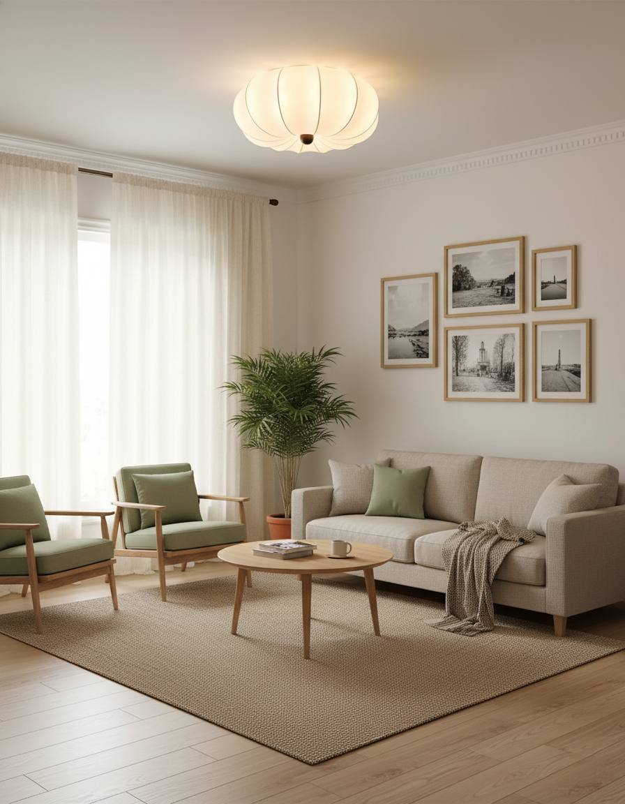 Kateo Wood Ceiling Light — product view 12