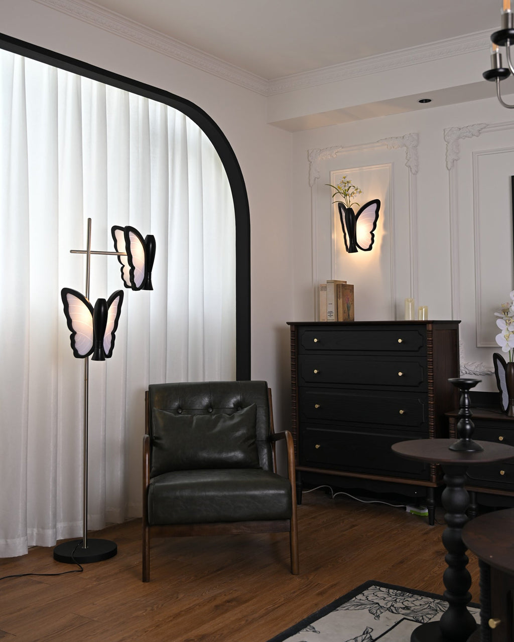 Galileo Butterfly Wood Floor Lamp — product view 4