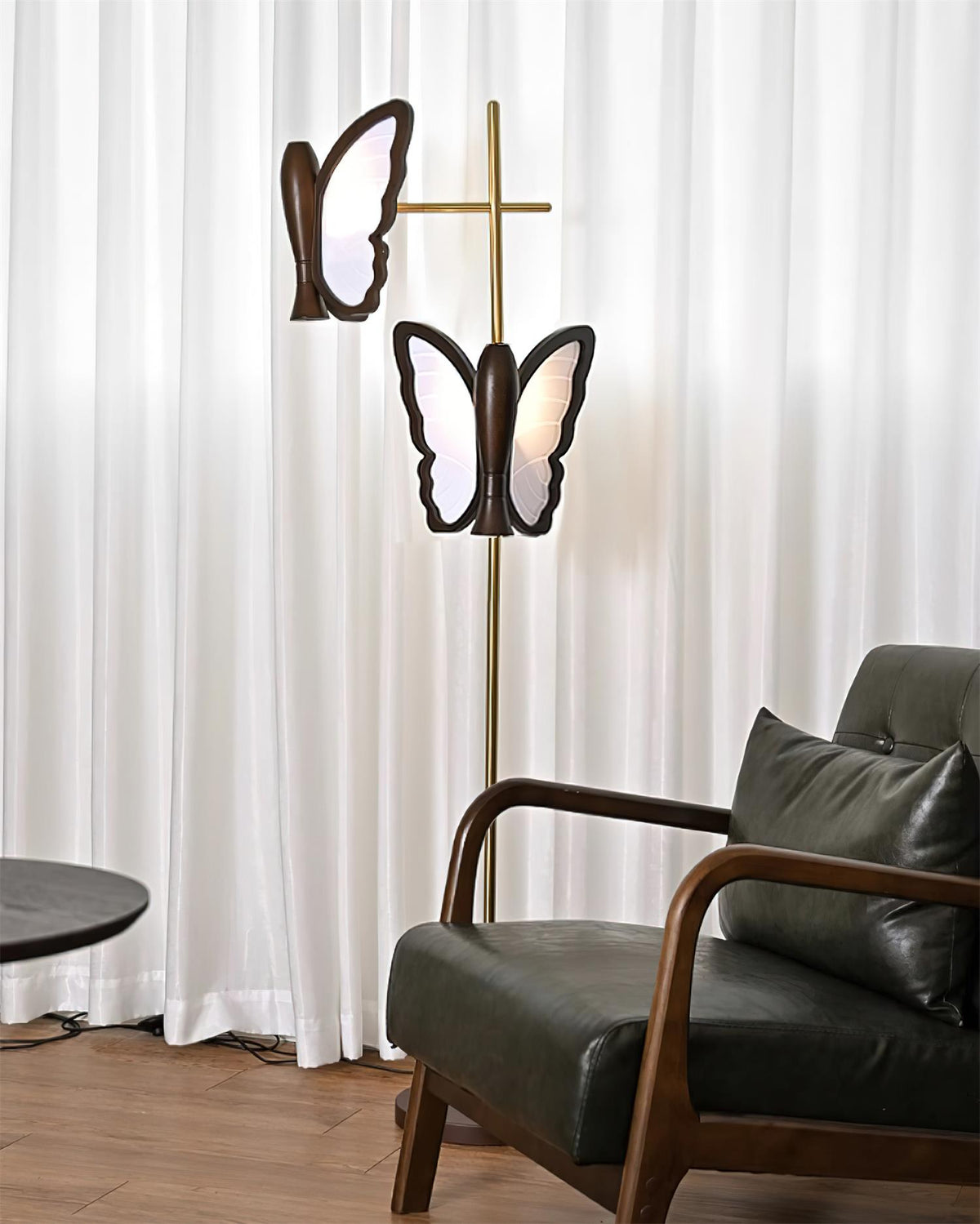 Galileo Butterfly Wood Floor Lamp — product view 7