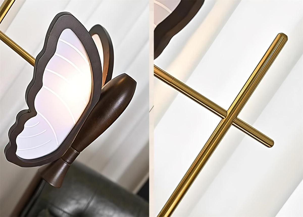 Galileo Butterfly Wood Floor Lamp — product view 10