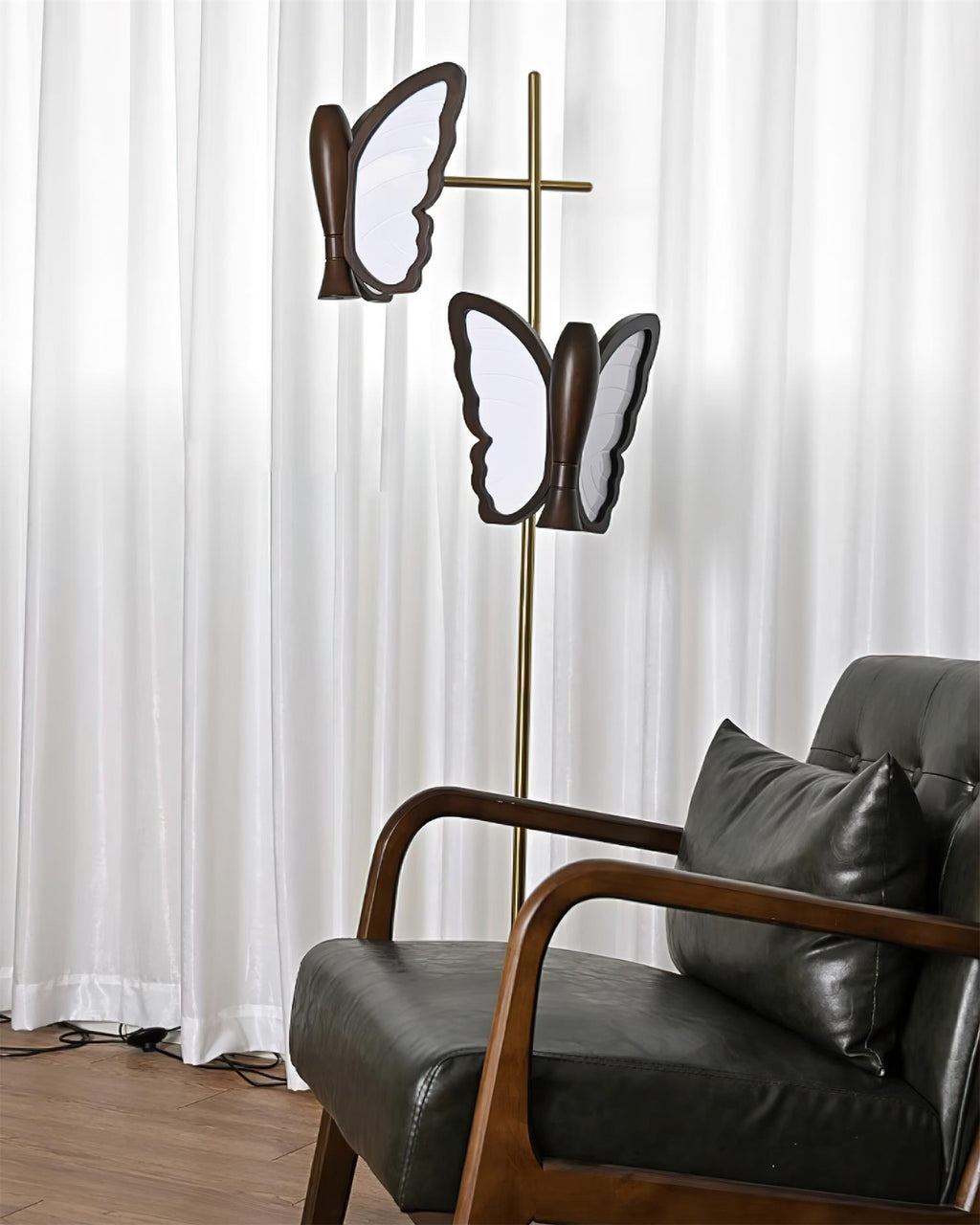 Galileo Butterfly Wood Floor Lamp — product view 12