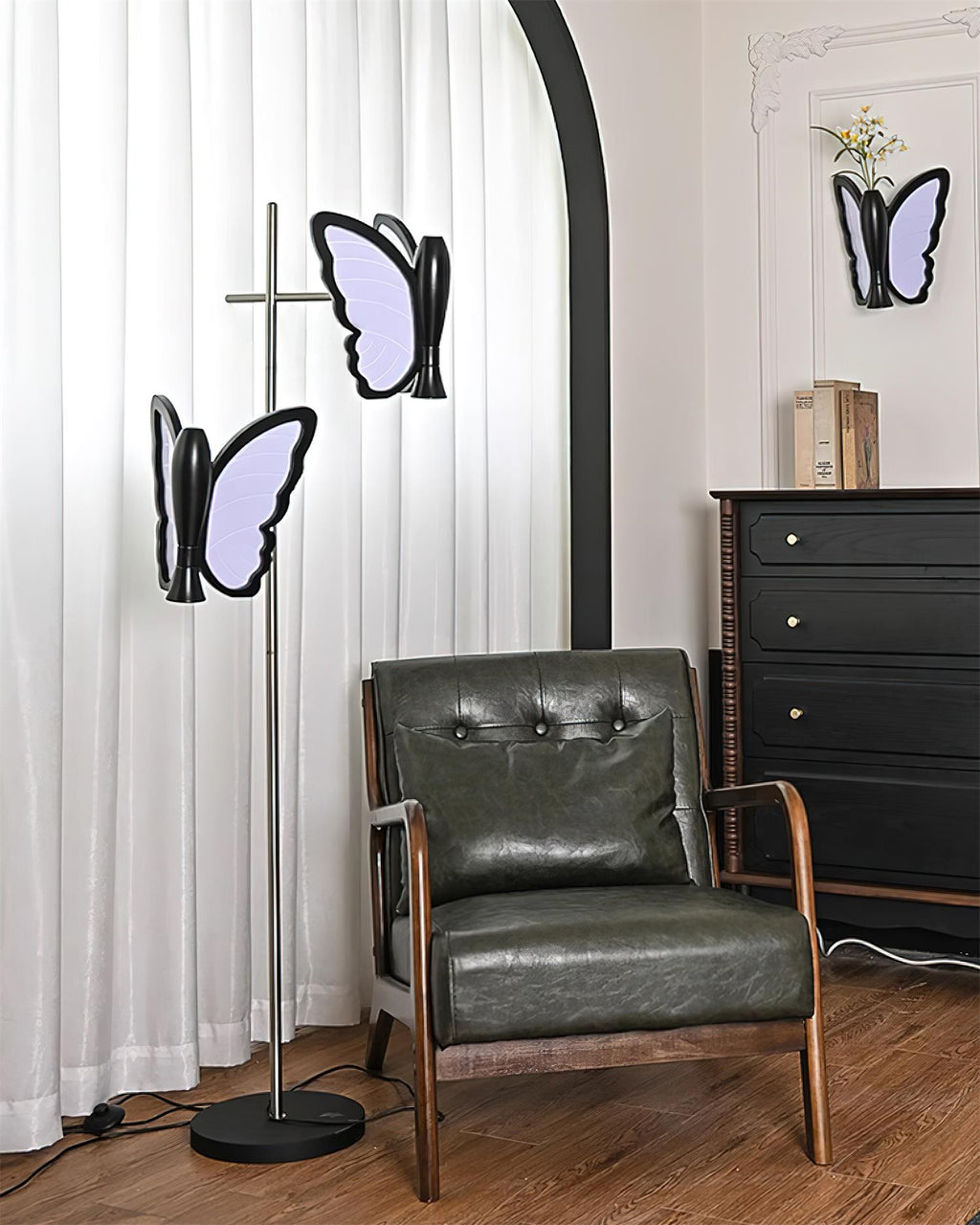 Galileo Butterfly Wood Floor Lamp — product view 13