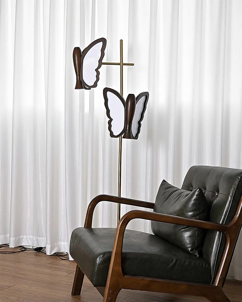 Galileo Butterfly Wood Floor Lamp — product view 14