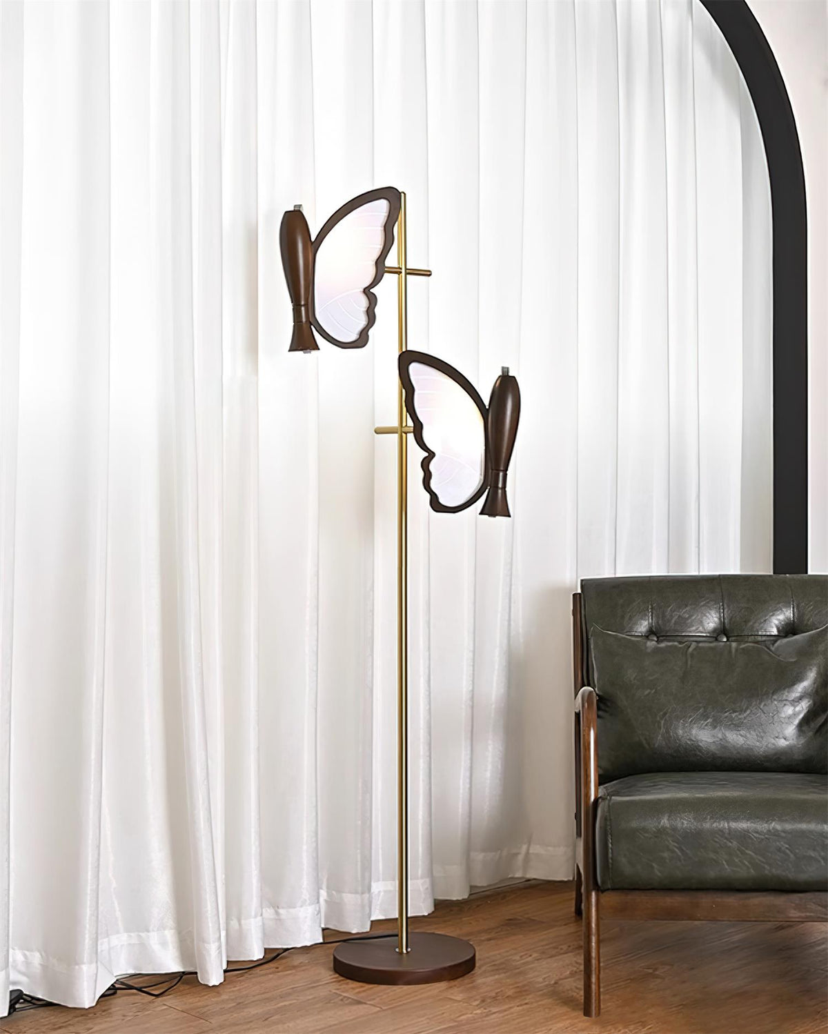 Galileo Butterfly Wood Floor Lamp — product view 15