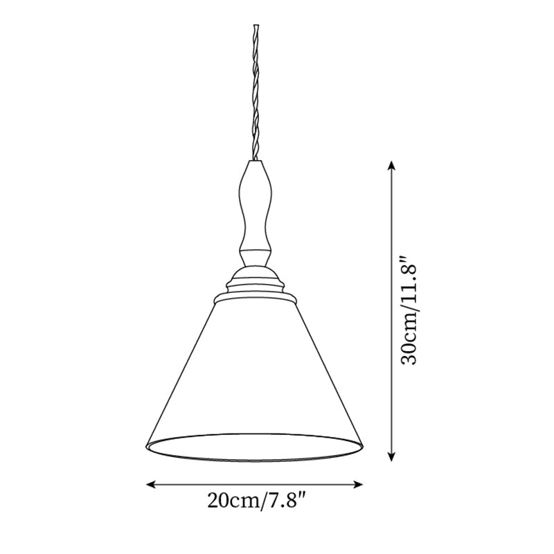 Royale Glass Pendant Lamp — product view 5