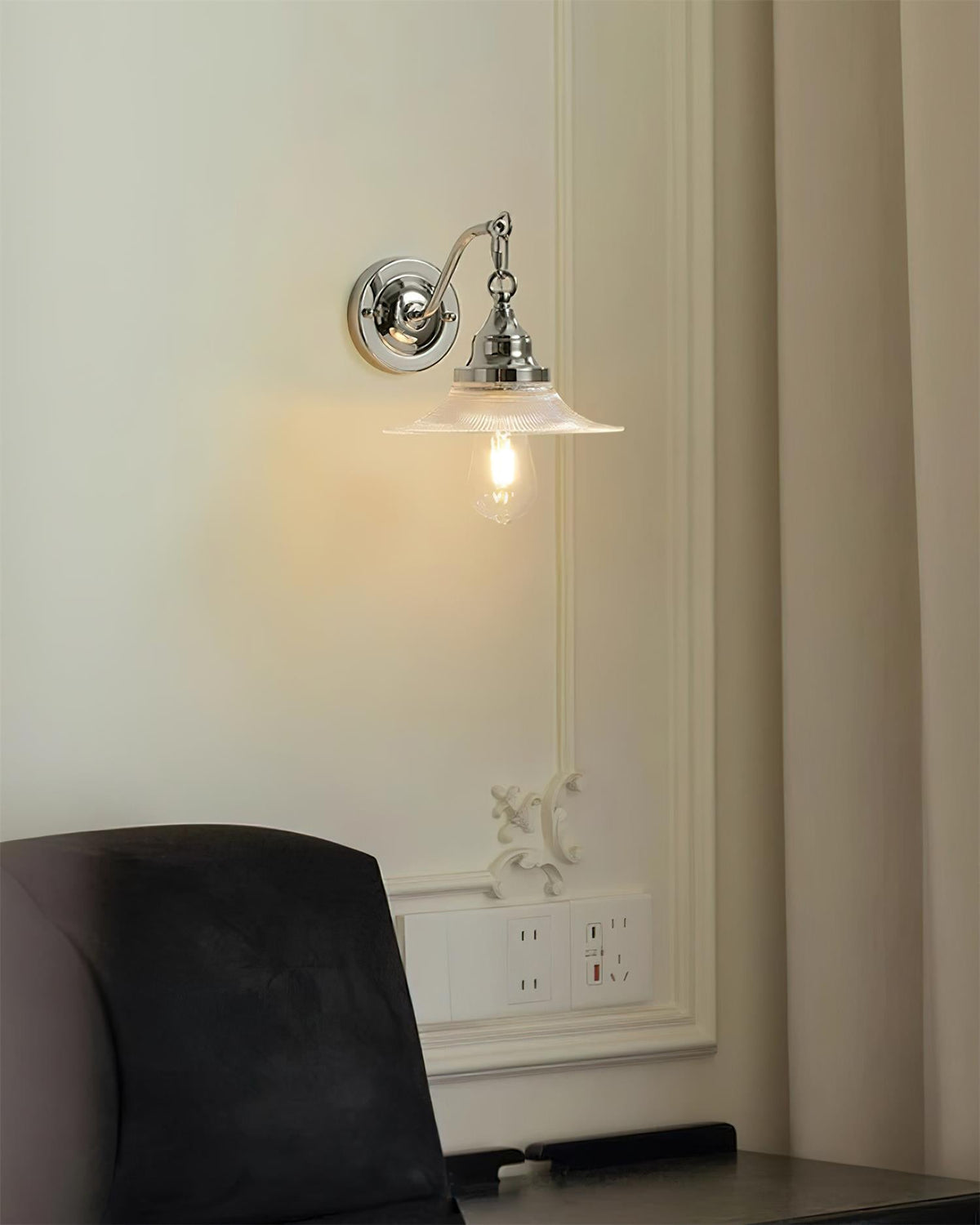 Zowie Glass Wall Light — product view 7