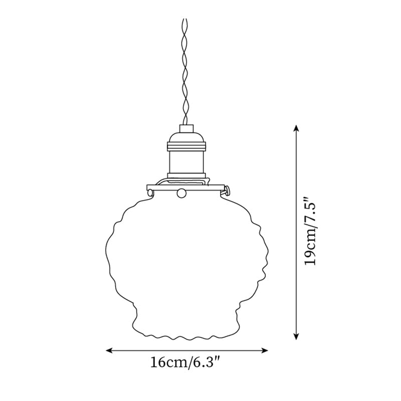 Kano Bubbles Glass Pendant Lamp — product view 5