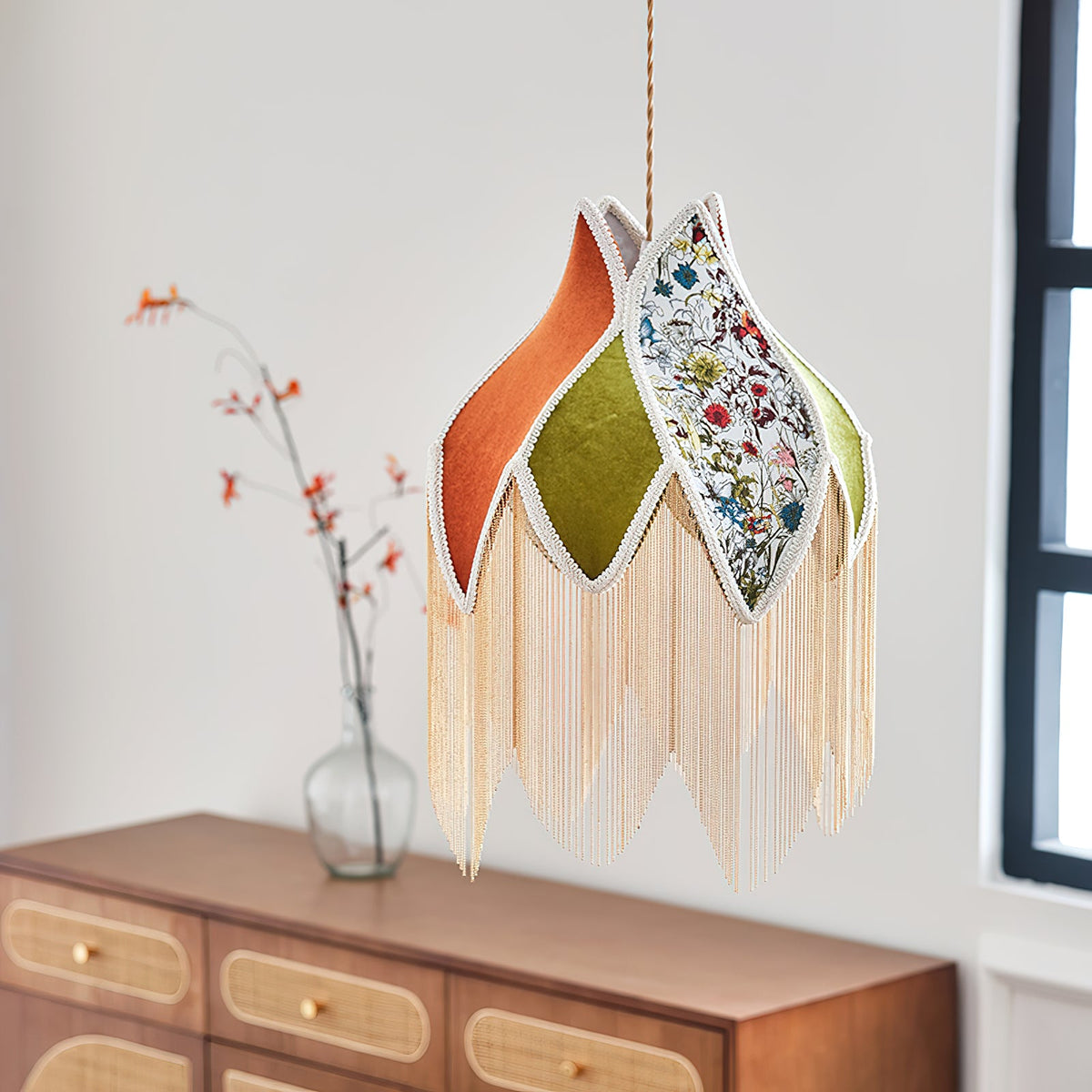 Diana Fabric Pendant Lamp — product view 2