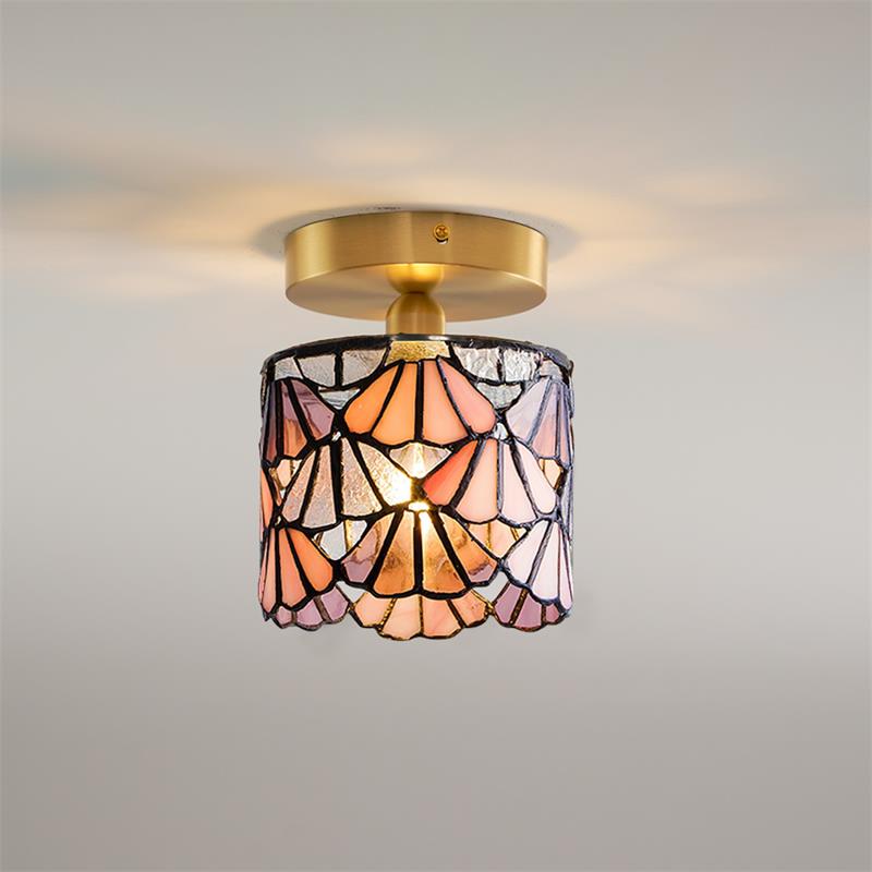 Tina Tiffany Glass Ceiling Light — product view 2