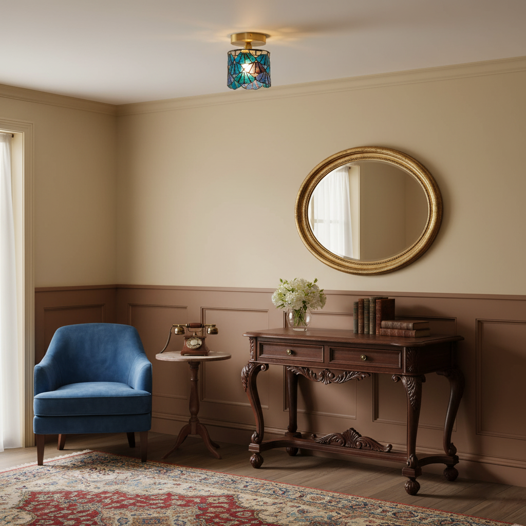 Tina Tiffany Glass Ceiling Light — product view 23