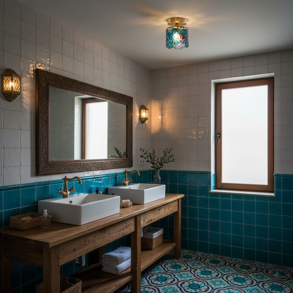 Tina Tiffany Glass Ceiling Light — product view 24