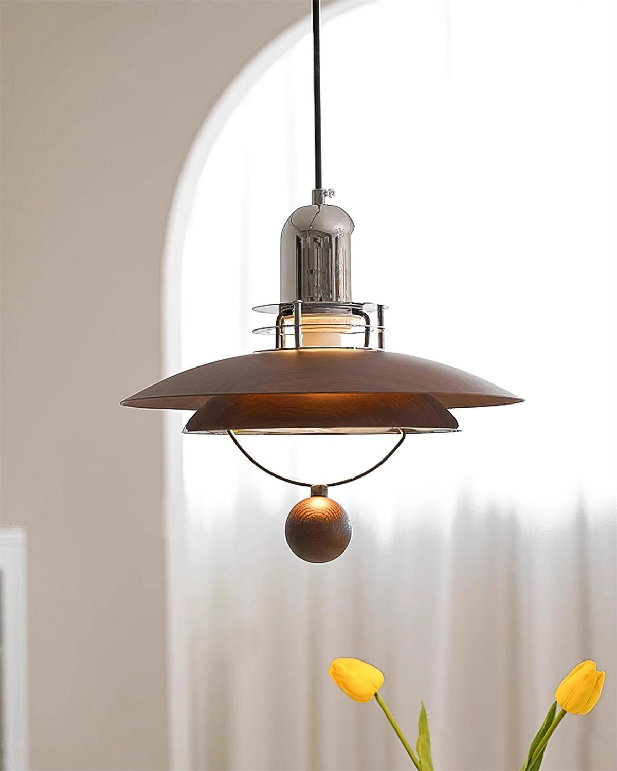 Trava Wood Pendant Lamp — product view 6