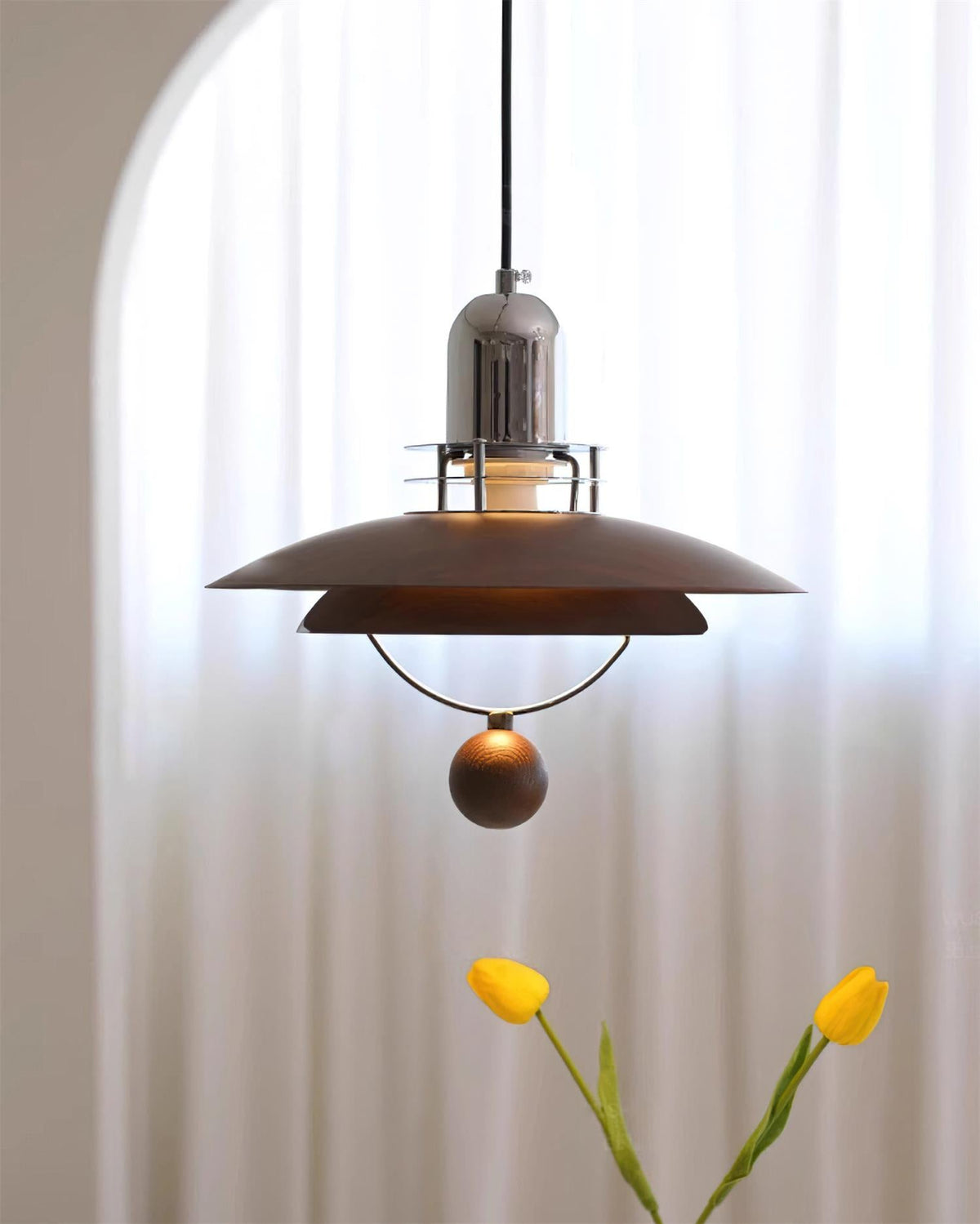 Trava Wood Pendant Lamp — product view 10