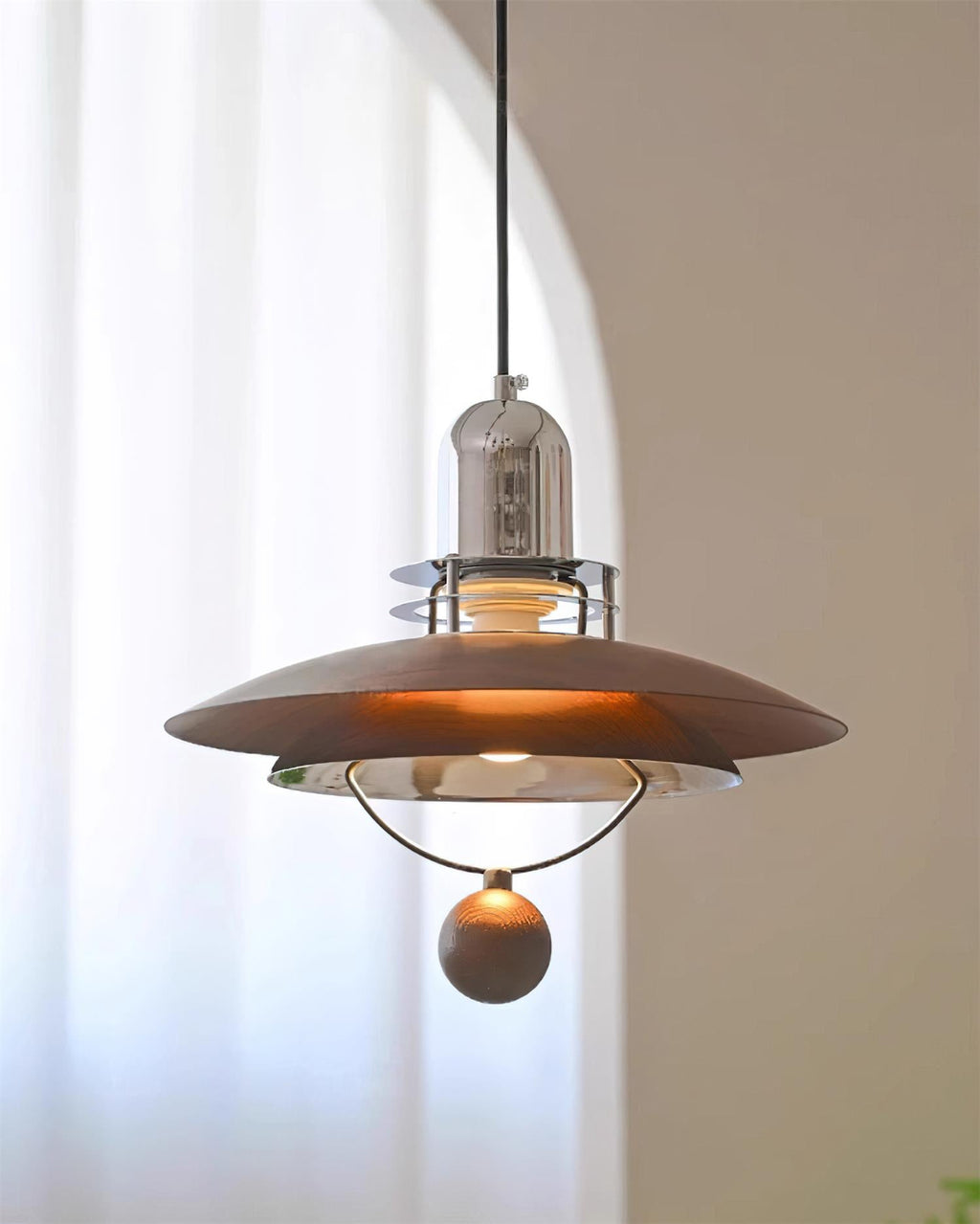 Trava Wood Pendant Lamp — product view 12