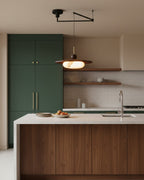 Vicenza Swing Arm Faux Alabaster Pendant Light — product view 7