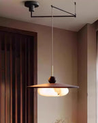 Vicenza Swing Arm Faux Alabaster Pendant Light — product view 9