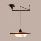 Vicenza Swing Arm Faux Alabaster Pendant Light — product view 13