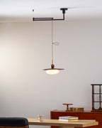 Vicenza Swing Arm Faux Alabaster Pendant Light — product view 25