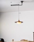 Vicenza Swing Arm Faux Alabaster Pendant Light — product view 27
