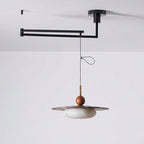 Vicenza Swing Arm Faux Alabaster Pendant Light — product view 32