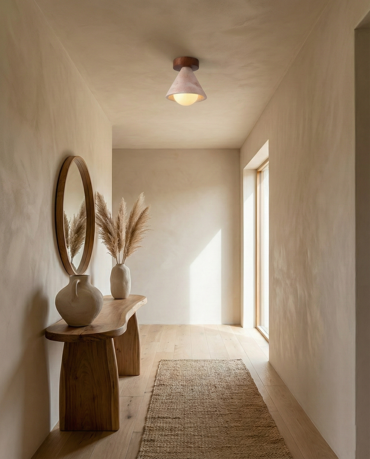 Kayla Travertine Ceiling Light — product view 11