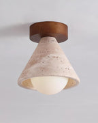 Kayla Travertine Ceiling Light — product view 13