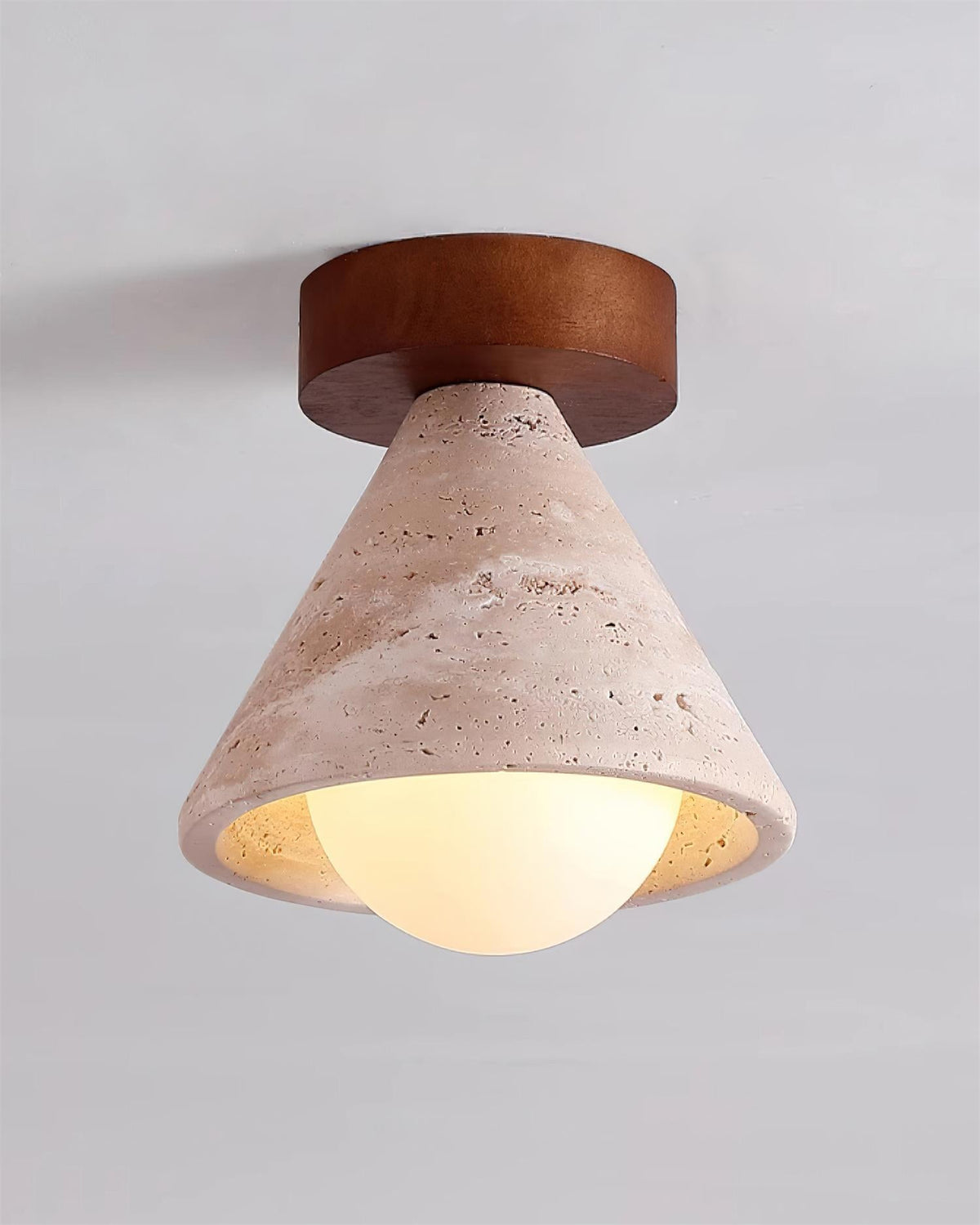 Kayla Travertine Ceiling Light — product view 14