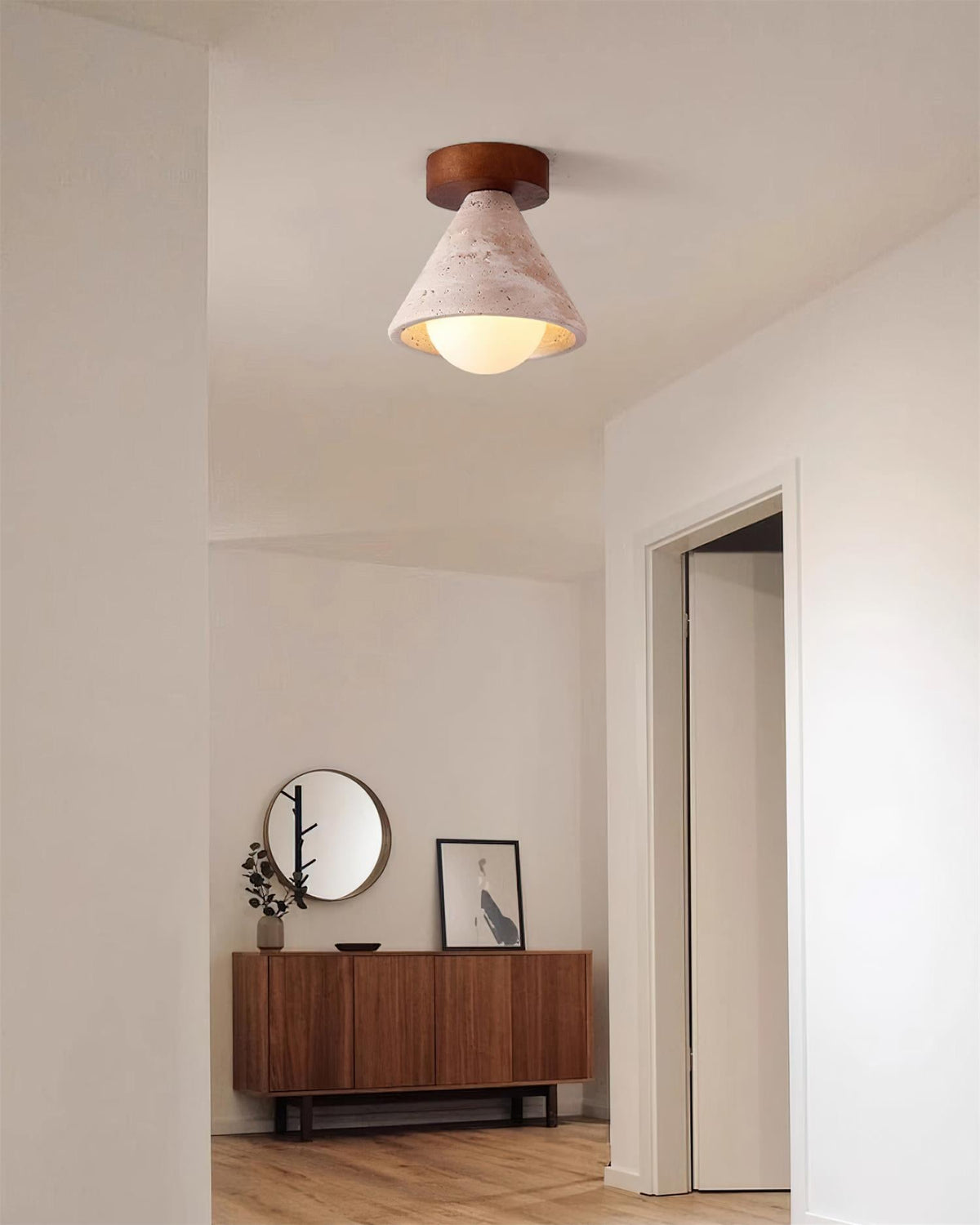 Kayla Travertine Ceiling Light — product view 15