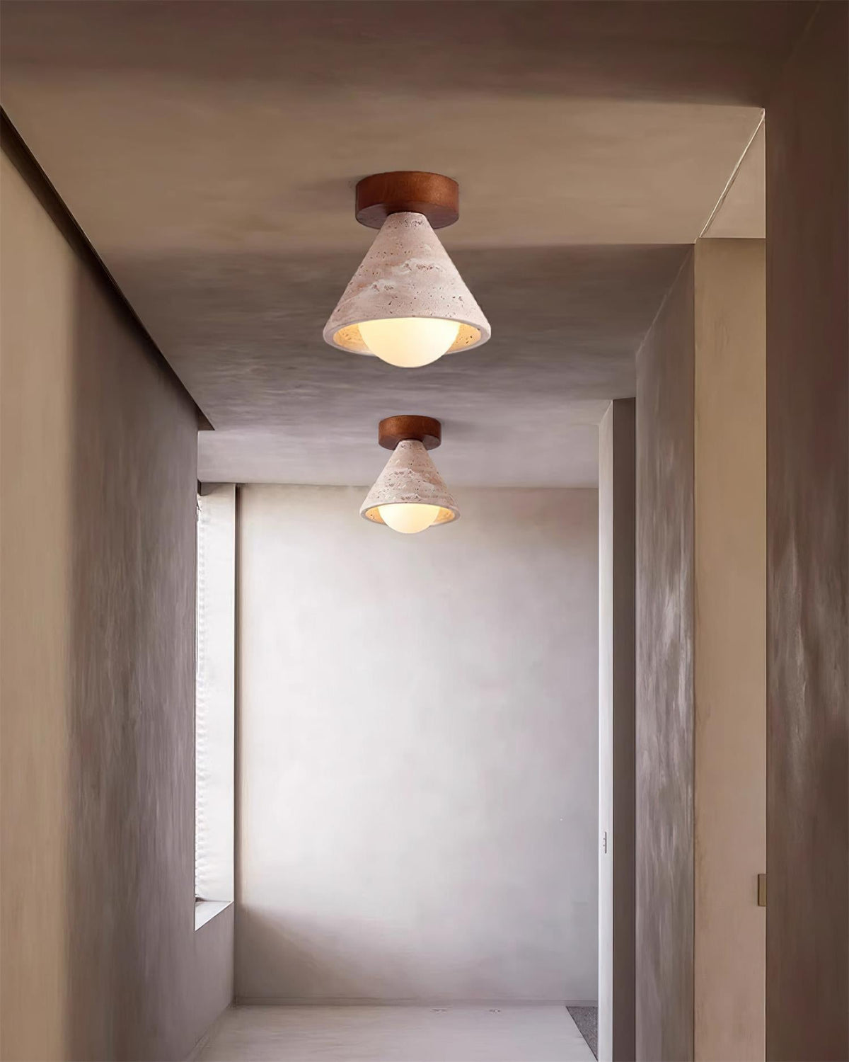 Kayla Travertine Ceiling Light — product view 18