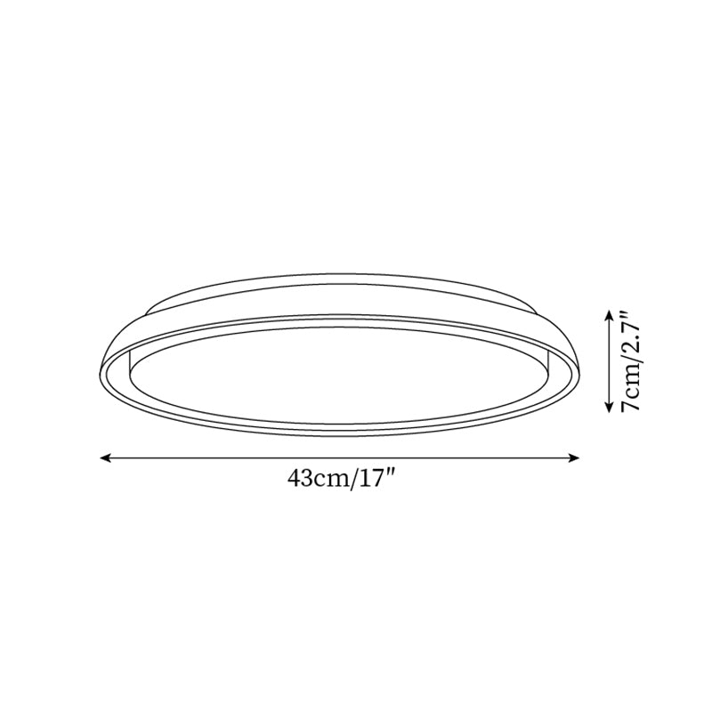 Round Kuzco Ceiling Light — product view 6