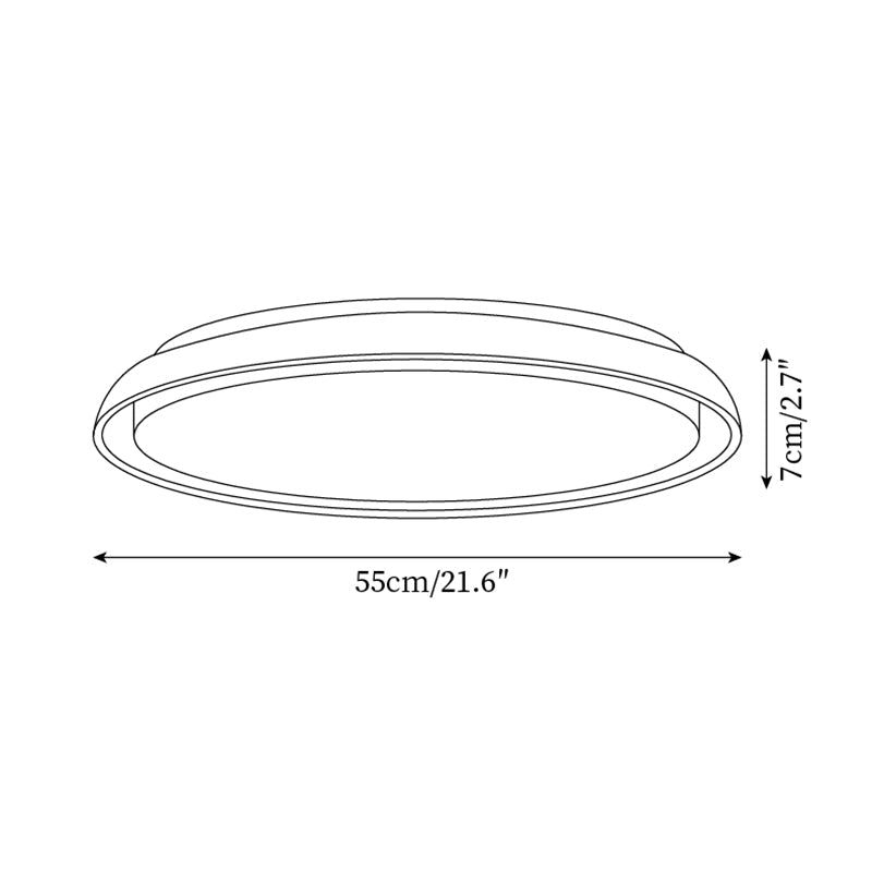 Round Kuzco Ceiling Light — product view 7