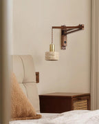 Zaid Travertine Wall Lamp — product view 4