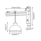 Zaid Travertine Wall Lamp — product view 5