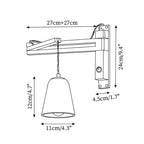 Zaid Travertine Wall Lamp — product view 6