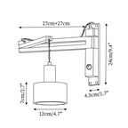 Zaid Travertine Wall Lamp — product view 7