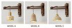 Zaid Travertine Wall Lamp — product detail 22