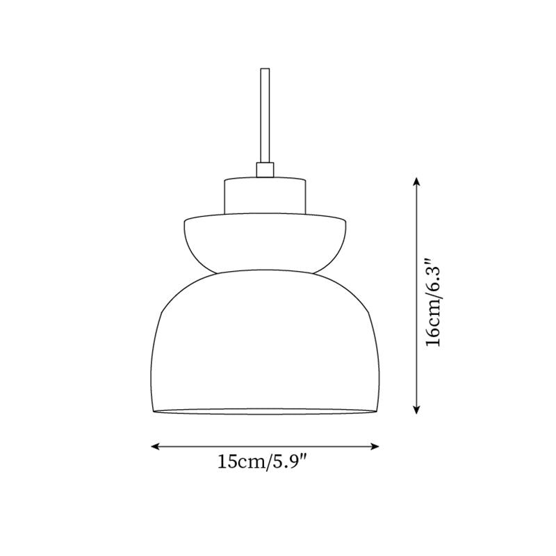 Paolina Travertine Pendant Light — product view 5