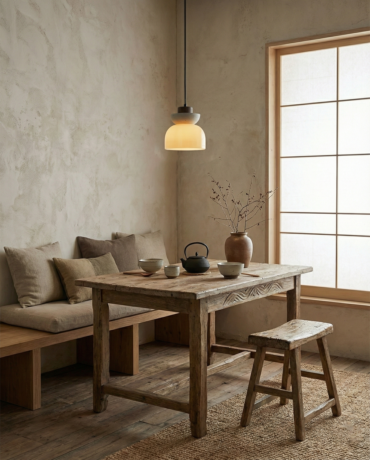 Paolina Travertine Pendant Light — product view 11
