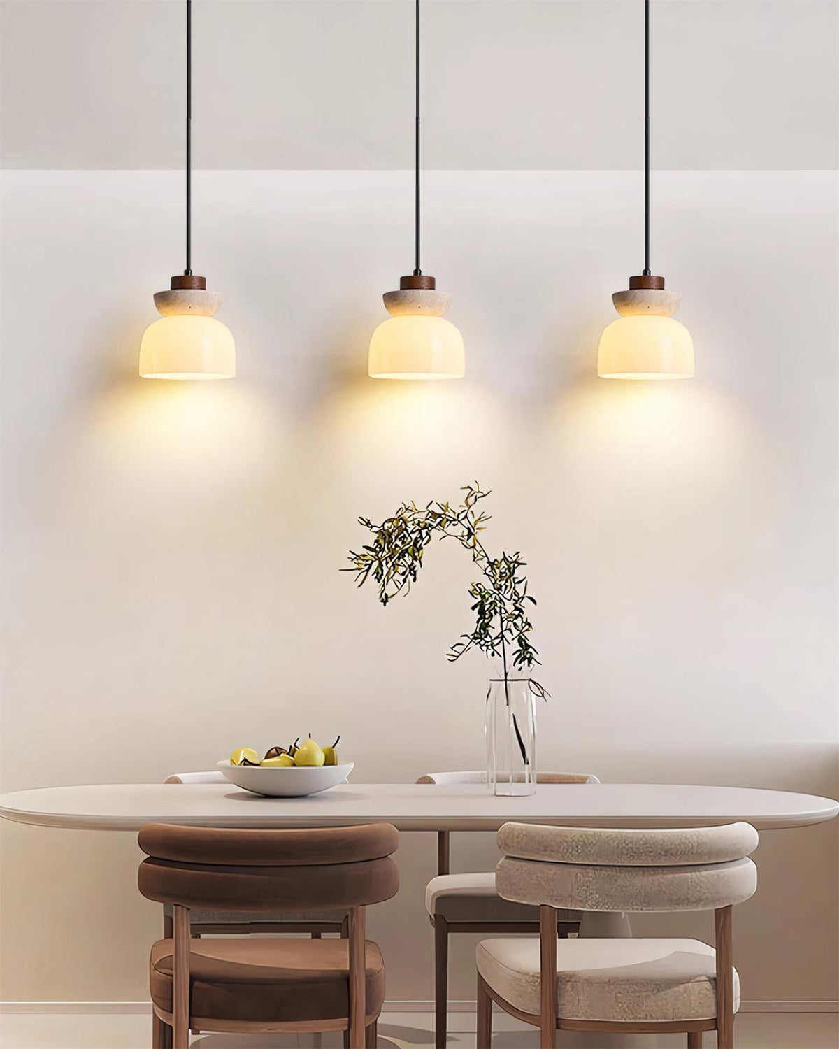 Paolina Travertine Pendant Light — product view 13