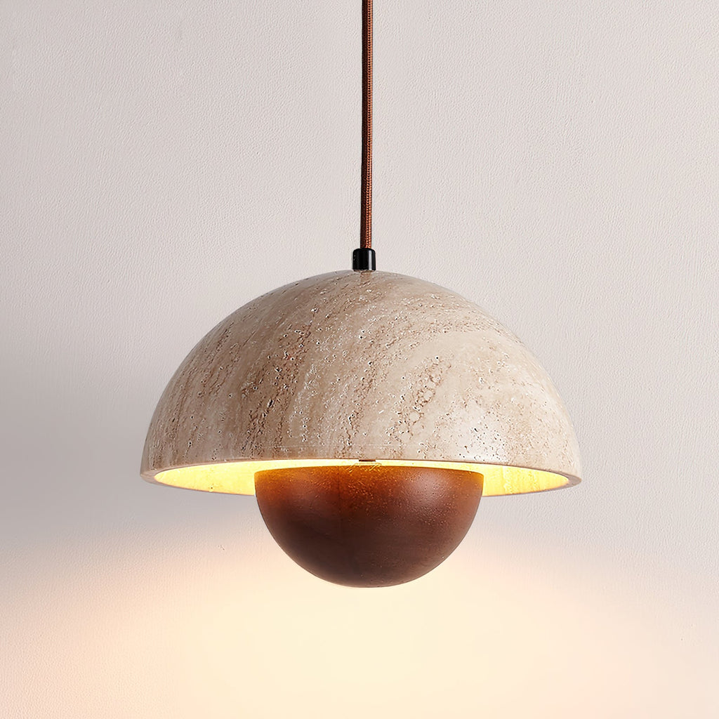 Vienna Travertine Pendant Lamp — product view 2