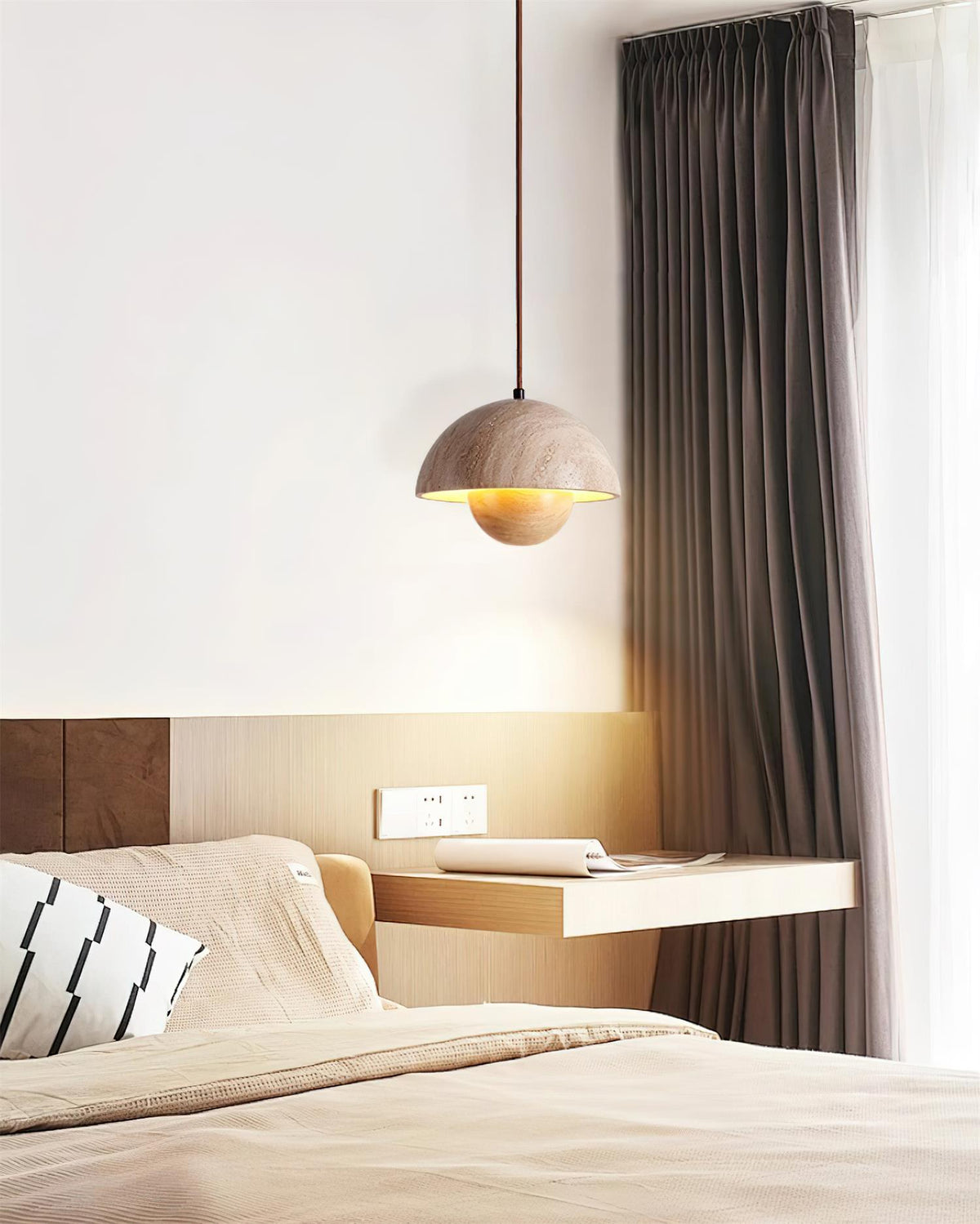 Vienna Travertine Pendant Lamp — product view 12